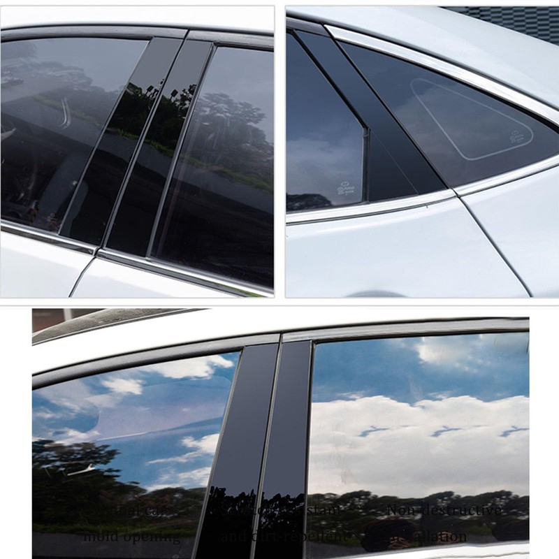 BOLTRY Automobile Door Window Pillar Post Trim B Pillar Molding