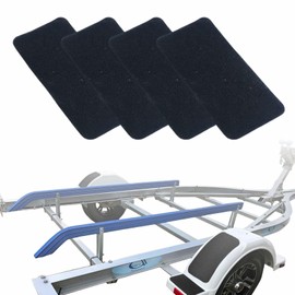 HWIMARINE Marine Non-Skid Pads for Boat Trailer Fenders Steps, Boat Treads Adhesive Traction Sheet, Ship Deck Tools Accessories, Set of 4 (5.9" W x 11.8" L)