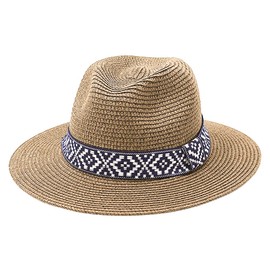 Men Women Straw Fedora Trilby Hat Straw Sun Hat Unisex Wide Brim Panama Hat Summer Travel Beach Sun Hat Straw Fedora Hat Jazz Cap Roll Up Cowboy Hat Cowgirl Hat Foldable Sun Protection Hat With Band