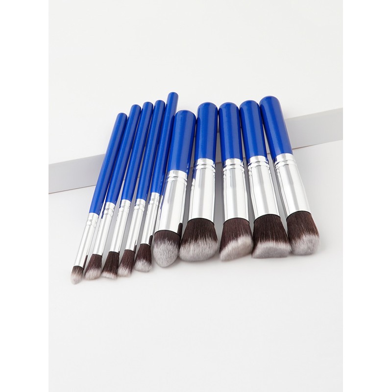 Vitans Two Tone Handle Mini Makeup Brush Set 10pcs