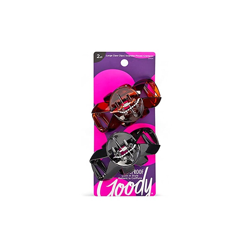 Goody 07642GDY Pinzas Classics Medium Frosted Spider Claw, 2 uds