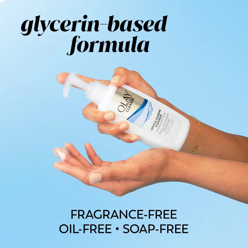 Olay Gentle Clean Foaming Face Cleanser for Sensitive Skin 20.1
