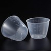 JCBIZ 5pcs Plastic Transparent Rice Measuring Cup 160ml Rice Cooker