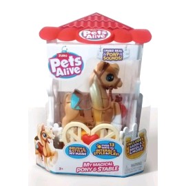 Zuru Toys Pets Alive My Magical Pony & Stable Robotic Pet Figure w/ Accessories NIB