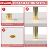 Newdeli 100pcs M4 Heat Set Inserts M4x6x6 Threaded Inserts for