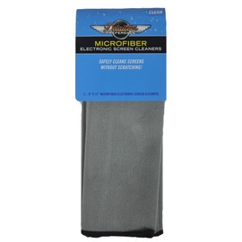 Eurow Microfiber Screen & Lens Cleaning Cloths, Streak-Free, Lint-Free Wipes for Phones, Tablets, Laptops, TVs, Eyeglasses & Camera Lenses, Soft, Washable, No Chemicals Needed, 8" x 12", Gray, 2-Pack