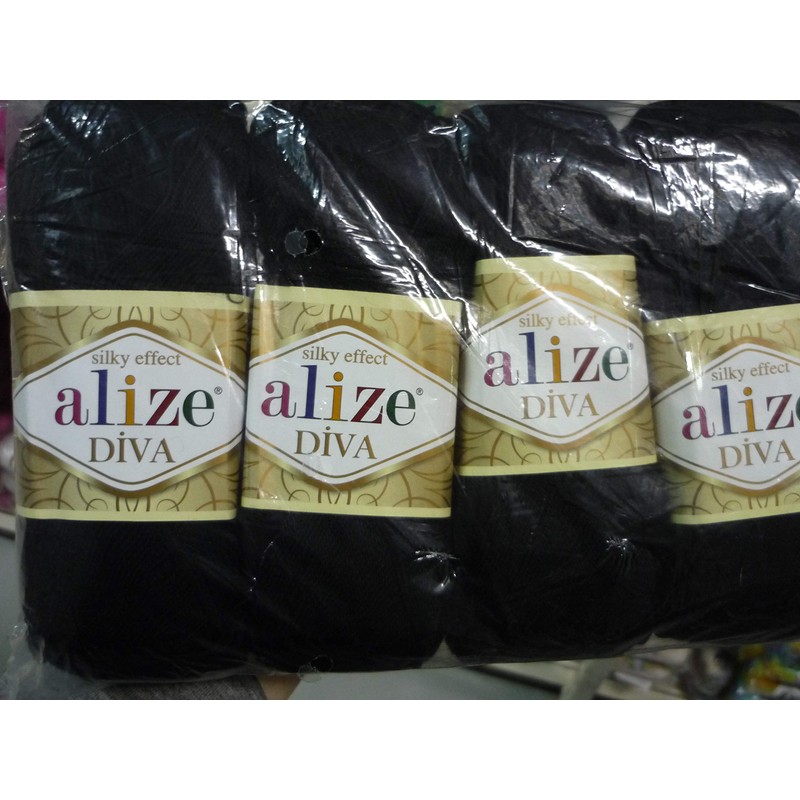 Hand Knitting Yarn 100% Microfiber Acrylic Yarn Alize Diva Silk