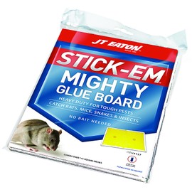 J T Eaton 157 StickEm Mighty Glue Board for Rats, Mice, Insects and More