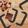 MYFAMIREA 8 Pcs C Clamp 8 Inch Heavy Duty Steel