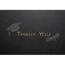 Cosco Gold Grad Thank You Card
