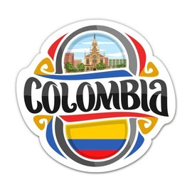 Colombia - 8" Vinyl Sticker - for Car Laptop I-Pad - Waterproof Decal