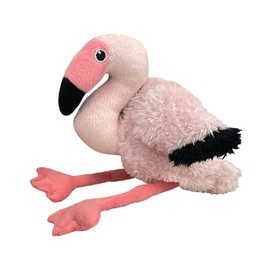 EcoBuddiez - Flamingo from Deluxebase. Small 15cm Soft Plush Animals Made from Recycled Plastic Bottles. Eco-Friendly Cuddly Gift for Kids and Cute Stuffed Animal Toy for Toddlers.