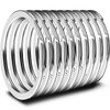 Rainspire 1 Inch/25mm Heavy Duty Key Rings, Stainless Steel Key