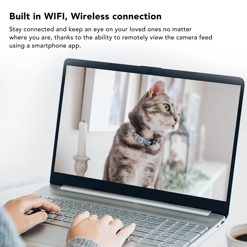Mini Baby Security Camera 1080P Wireless Indoor Night Viewing WIFI