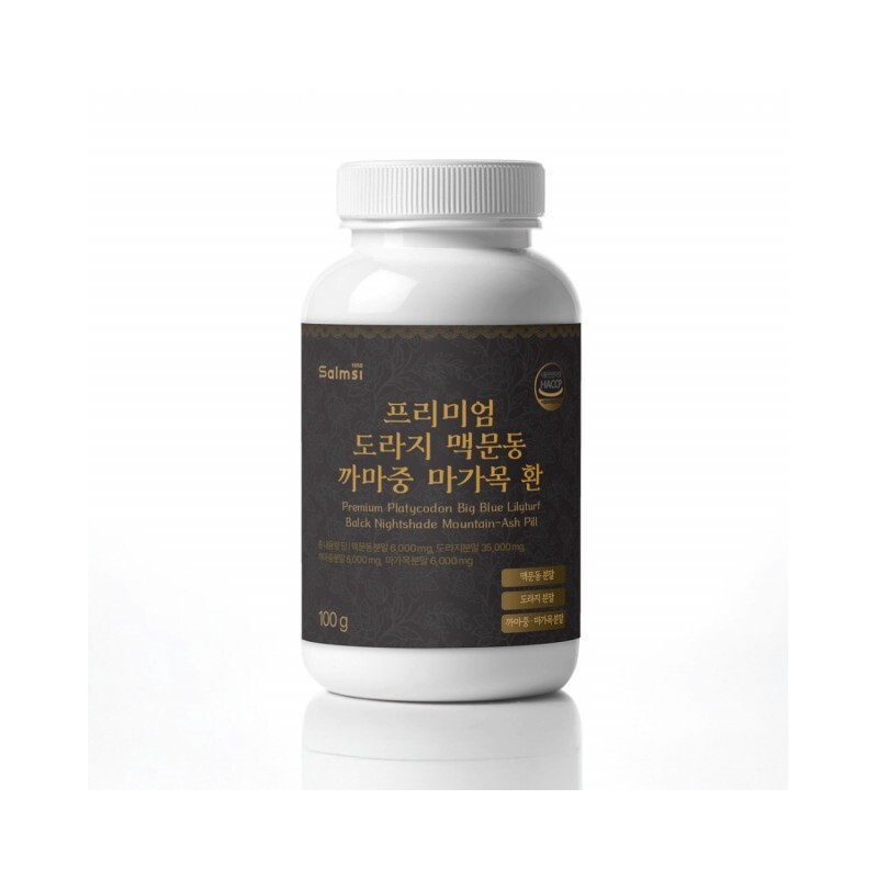 Salmsi Premium Bellflower Maekmun-dong Black Mountain Ash Pills Domestic 100g