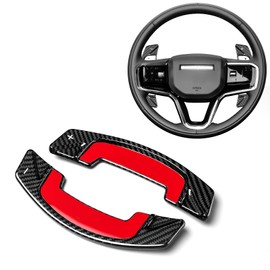 T-carbon Paddle Shifter Extensions Fits Land Rover Evoque Velar Discovery Sport 2022 2024; Real Carbon Fiber Steering Whell Shift Paddles Cover Trim Fits Range Rover Sport 2023 2025 Gear Accessories