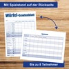 RNK 5803 – Dice Game Winning Sheet Block, A6, 3 x 85 Sheets