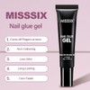 Misssix Kit de puntas de uñas de gel cuadradas extra