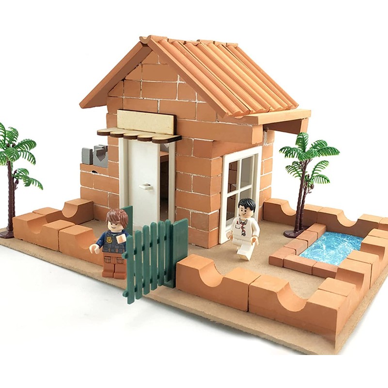 Cayway Pack of 420 Mini Simulation Bricks, 1:35 Mini Scale