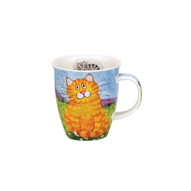 Dunoon Mugs Nevis Happy Cats (Ginger)