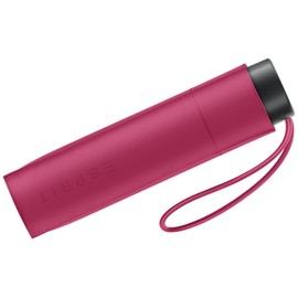ESPRIT Pocket Umbrella in Multicoloured Design, vivacious pink, 95 cm, Compact