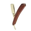 Foldable Beard Clipper Holder Wooden Handle Men Manual Beard Trimmer