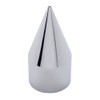 1-1/2" x 4-1/8" Chrome Plastic Spike Nut Cover - Push-On