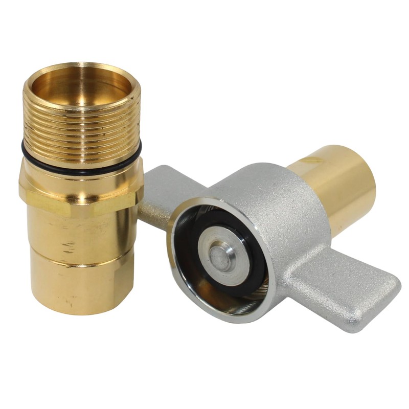 3/4" NPT Wet-Line Wing Nut Heavy Duty Hydraulic Quick Disconnect