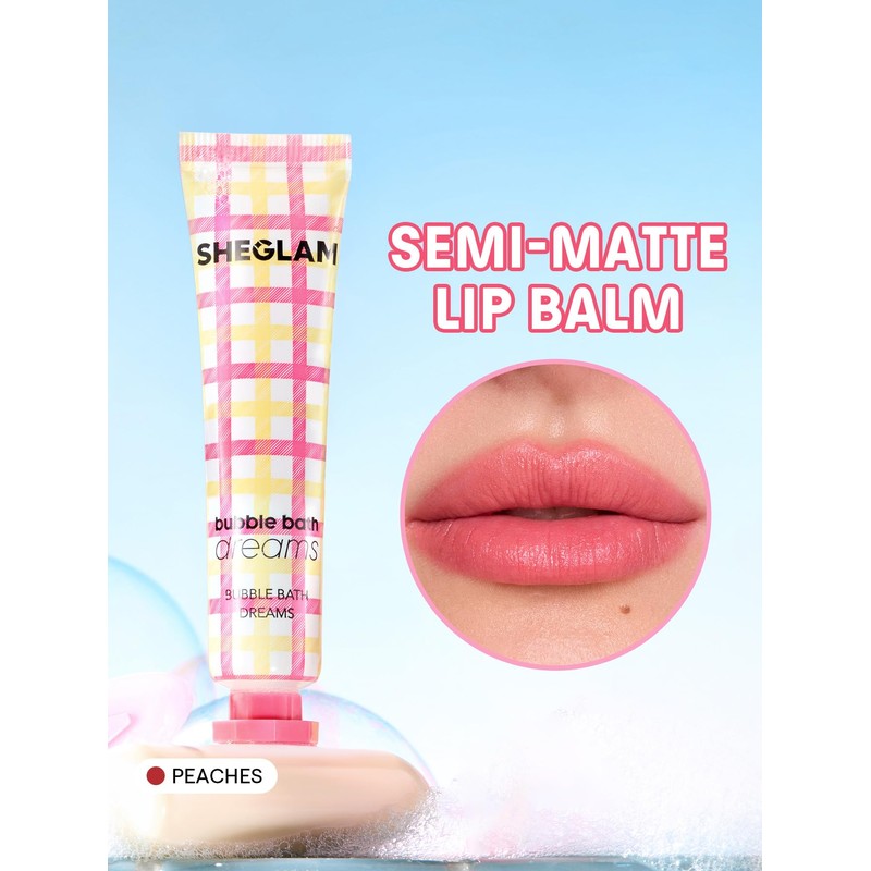 SHEGLAM Bubble Kiss Lip Balm Semi-Matte Nourishing & Hydrating Moisturizing