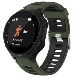 Hatolove Compatible with Forerunner 735XT Bracelet, Universal Replacement Watch Strap Sports Strap for Forerunner 735XT 235 235Lite 230 220 620 630