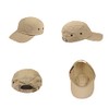 New Hattan Jet Cap, Men's Hat, 100% Cotton, Stone-washed Military