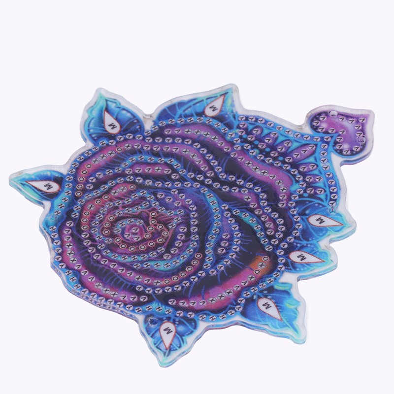 Diamond Painting Pendant DIY Rose Diamond Painting Window Hanging Decoration