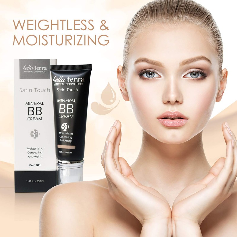 Bellaterra Cosmetics BB Cream – Tinted Moisturizer & Mineral Foundation