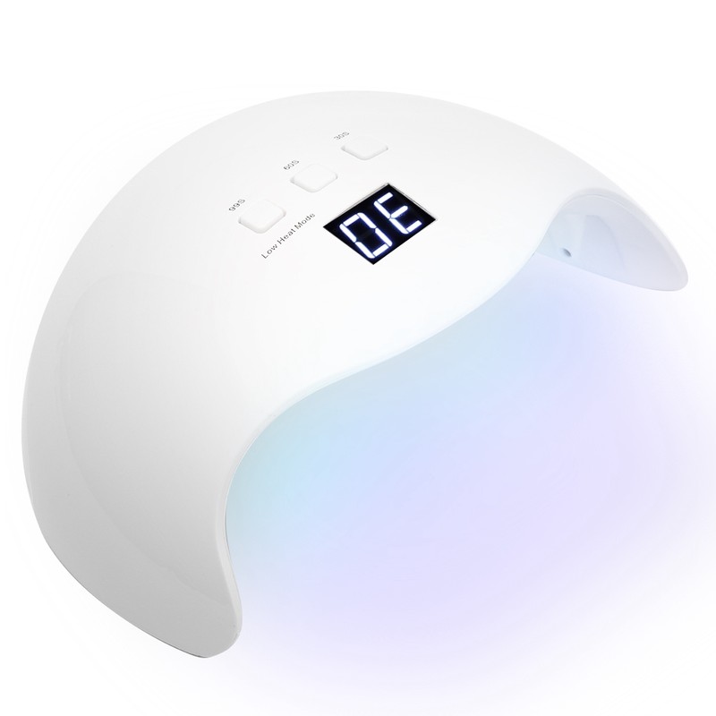 48W Intelligent Nail Lamp for Drying Nail Gels Time Setting