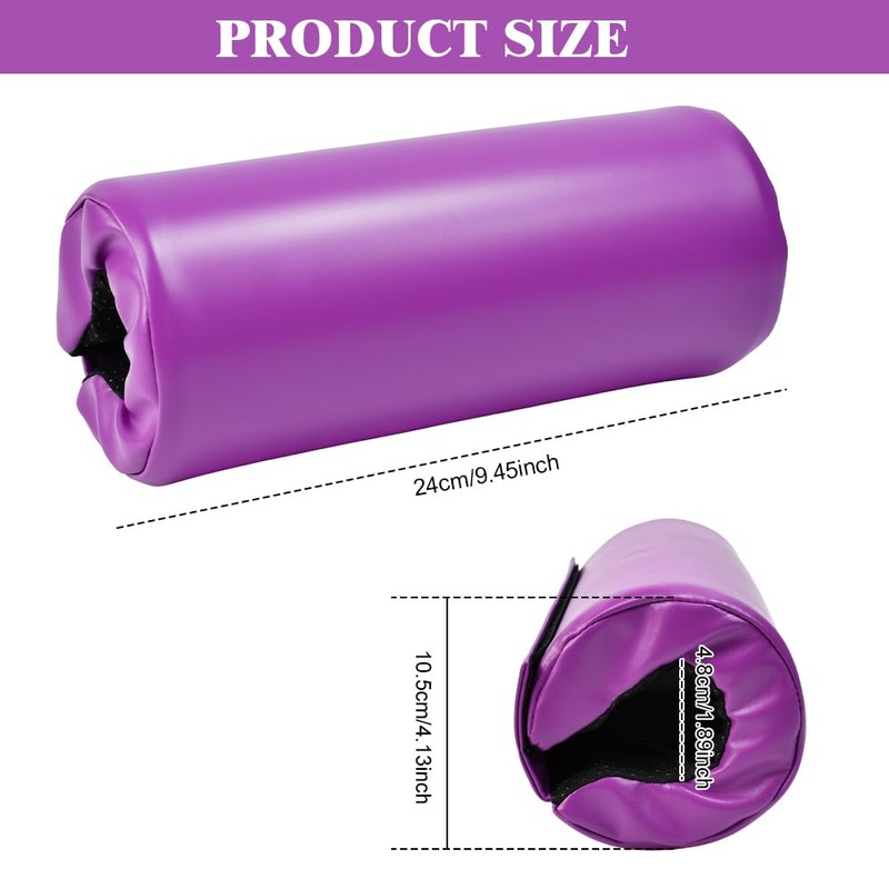 Vurixfo Gymnastics Bar Pad Detachable, Purple Gymnastics Bar Pad Protector
