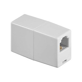 Wentronic RJ-11 Adapter - cable interface/gender adapters (RJ-11, RJ-11, Female/Female, White)