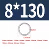 1pc 304 Stainless Steel Big O Ring 130mm 140 150