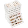 Lolalet Earring Holder Organizer Box Jewelry Storage with 9 Drawers,