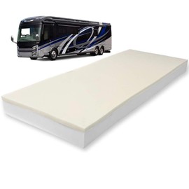 Foamma 2” x 24” x 78” Truck, Camper, RV Memory Foam Bunk Mattress Replacement, Made in USA, Comfortable, Travel Trailer, CertiPUR-US Certified, Cover Not Included