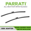 PARRATI® High Performance Premium All-Season Automotive Windshield Wipers with Rear