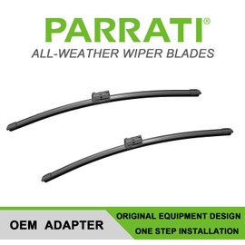 PARRATI® High Performance Premium All-Season Automotive Windshield Wipers with Rear Wiper Blades Replacement for 2015-2023 Fiat 500X,Easy to Install 26"+14"+10''(Set of 3)