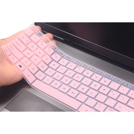 JuYuish Keyboard Skin Compatible with HP Pavilion x360 14" Touch-Screen Laptop 14M-BA/BF/BW/CD/DH Series 14-DH2097NR, HP 14" 14-BA/BF/CM/CF/CE/BW/FQ/DQ/DK/DH/DS/DG/DF Series Laptop (Light Pink)