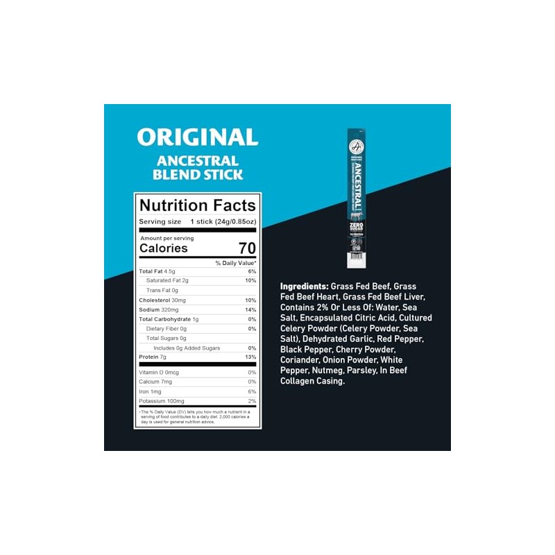 Country Archer Ancestral Beef Jerky Sticks - Grass Fed Beef