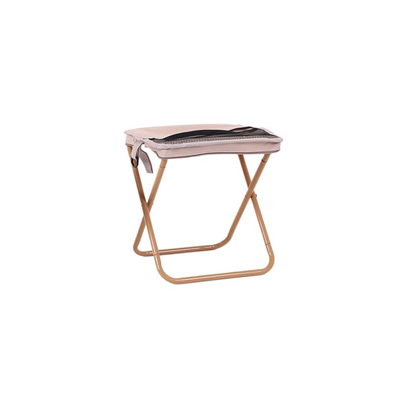 Elivo アウトドア 折り 椅子 軽量 持ち運び 背もたれ 大サイズ ブラウン