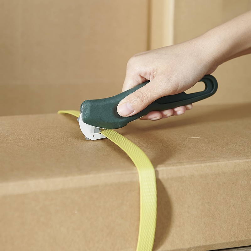 Nova Nex Cutter with Replaceable Head, Ergonomic Box Opener, Stretch