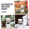 KICHOUSE 100Pcs Coffee Cone Filters Cone Shaped Paper Filters for