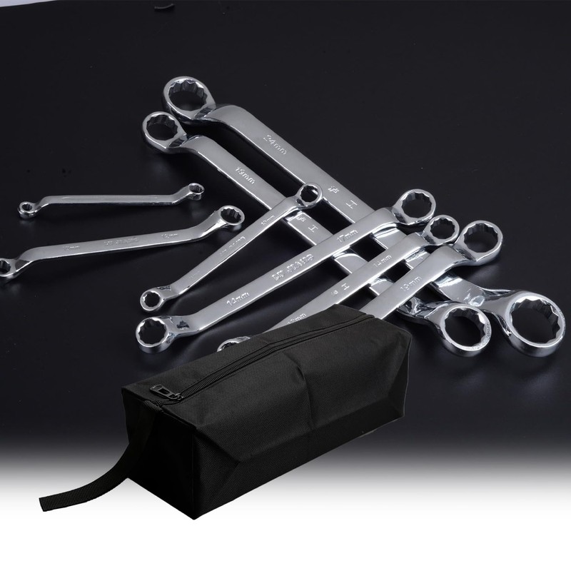Rumyve2pcs Multi-Purpose Zipper Small Tool Bag,Waterproof Tool Bag Zipper Tool