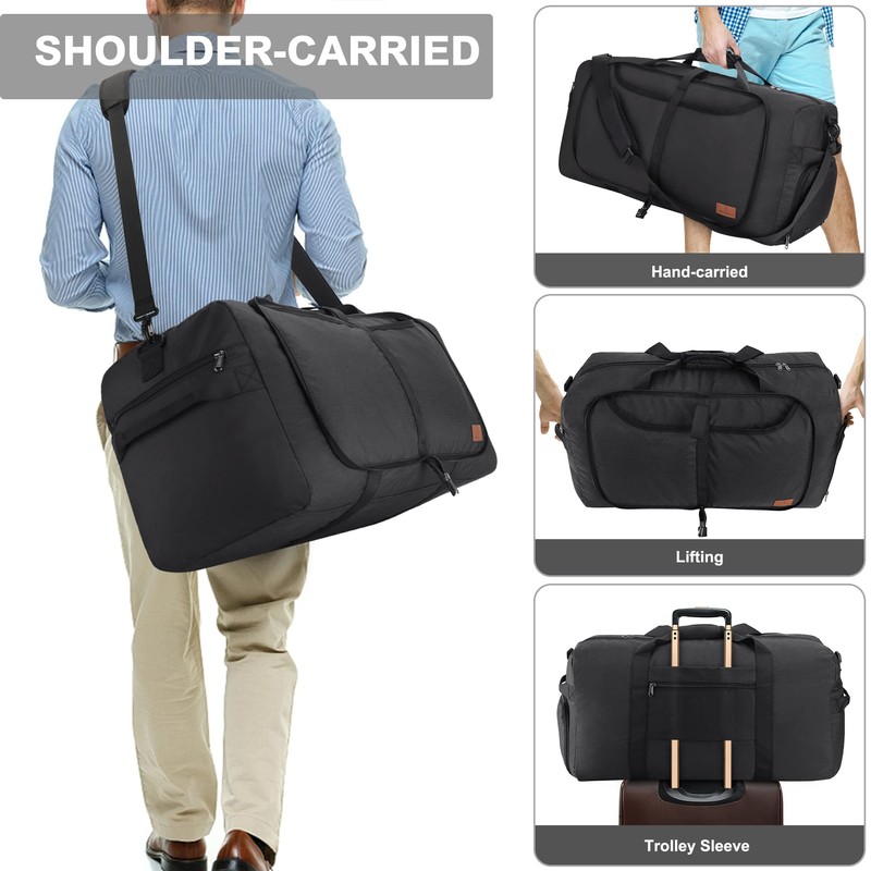 120L Duffle Bag for Travel, Large Foldable Waterproof Travel Duffel