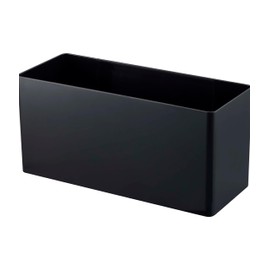 Yamazaki 4851 Magnetic Storage Basket, Black, Approx. W 11.6 x D 4.7 x H 5.5 inches (29.5 x 12 x 14 cm), Tower Storage for Small Items, Hook Included