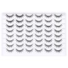 Azenlo False Eyelashes 24 Pairs Faux Mink Lashes 14mm Wispy